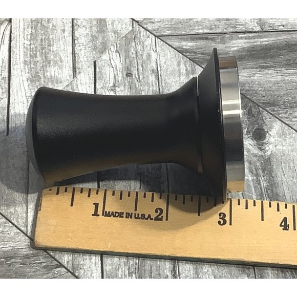 Espresso Coffee Tamper Calibrated Spring Loaded Adjustable Steel Black Handle - Picture 9 of 9
